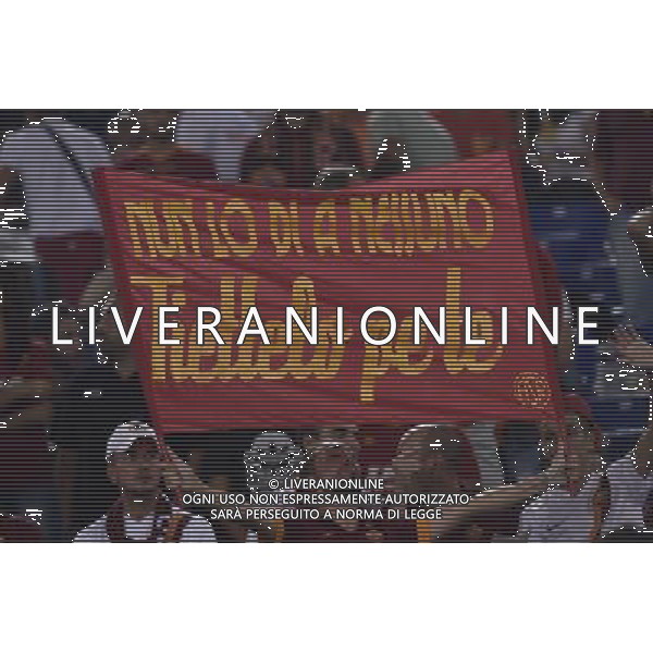 Roma - 17/09/2014 - Stadio Olimpico - Uefa Champions League 2014/2015 - AS Roma vs CSKA Mosca - nella foto: Striscioni / Ph Fabrizio Corradetti - Ag. Aldo Liverani sas