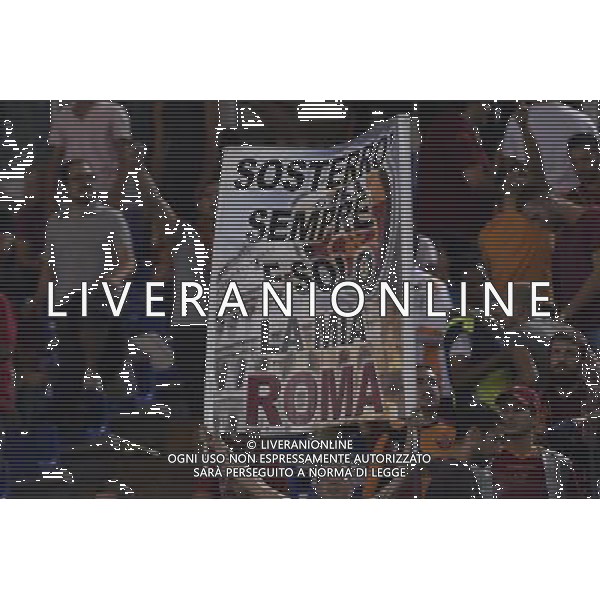Roma - 17/09/2014 - Stadio Olimpico - Uefa Champions League 2014/2015 - AS Roma vs CSKA Mosca - nella foto: Striscioni / Ph Fabrizio Corradetti - Ag. Aldo Liverani sas