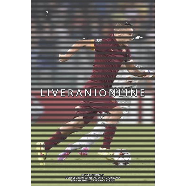 Roma - 17/09/2014 - Stadio Olimpico - Uefa Champions League 2014/2015 - AS Roma vs CSKA Mosca - nella foto: Francesco Totti / Ph Fabrizio Corradetti - Ag. Aldo Liverani sas