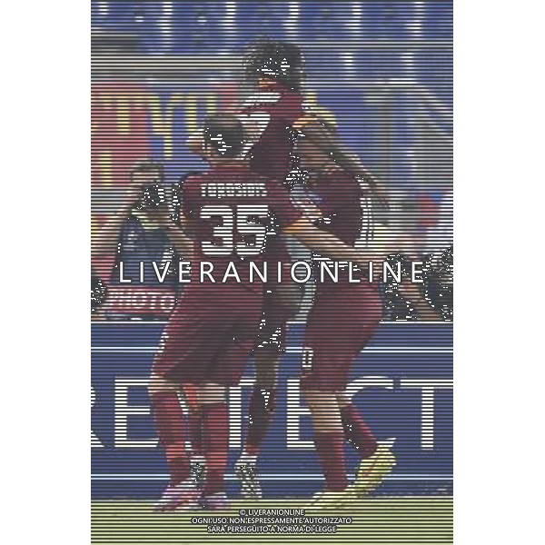 Roma - 17/09/2014 - Stadio Olimpico - Uefa Champions League 2014/2015 - AS Roma vs CSKA Mosca - nella foto: Esultanza Gervinho dopo il gol del 2 a 0 / Ph Fabrizio Corradetti - Ag. Aldo Liverani sas