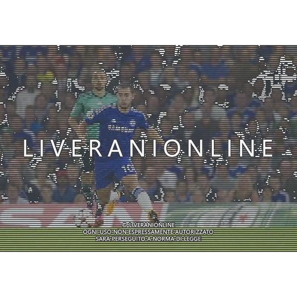 Chelsea\'s Eden Hazard in action during todays match Photographer Ashley Western/CameraSport Football - UEFA Champions League Group G - Chelsea v Schalke - Wednesday 17th September 2014 - Stamford Bridge - London © CameraSport - 43 Linden Ave. Countesthorpe. Leicester. England. LE8 5PG - Tel: +44 (0) 116 277 4147 - admin@camerasport.com - www.camerasport.com /Agenzia Aldo Liverani sas - ITALY ONLY - EDITORIAL USE ONLY