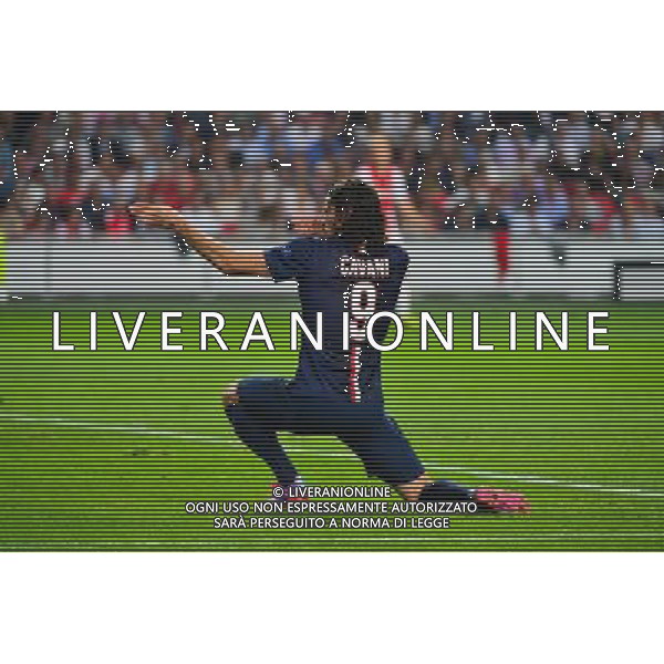 Joie Edinson CAVANI - 17.09.2014 - Ajax Amsterdam / Paris Saint Germain - Champions League Photo : Dave Winter / Icon Sport /Agenzia Aldo Liverani sas - ITALY ONLY - EDITORIAL USE ONLY