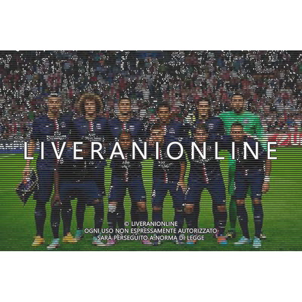 Equipe PSG - 17.09.2014 - Ajax Amsterdam / Paris Saint Germain - Champions League - FORMAZIONE PSG Photo : Dave Winter / Icon Sport /Agenzia Aldo Liverani sas - ITALY ONLY - EDITORIAL USE ONLY