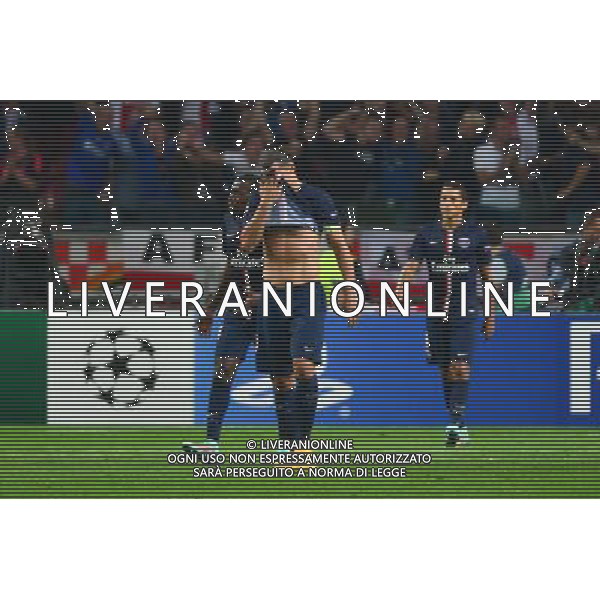 Deception Zlatan IBRAHIMOVIC - 17.09.2014 - Ajax Amsterdam / Paris Saint Germain - Champions League Photo : Dave Winter / Icon Sport /Agenzia Aldo Liverani sas - ITALY ONLY - EDITORIAL USE ONLY