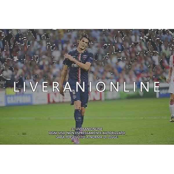 Edinson CAVANI - 17.09.2014 - Ajax Amsterdam / Paris Saint Germain - Champions League Photo : Dave Winter / Icon Sport /Agenzia Aldo Liverani sas - ITALY ONLY - EDITORIAL USE ONLY
