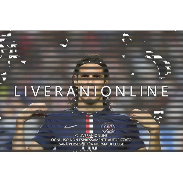 Edinson CAVANI - 17.09.2014 - Ajax Amsterdam / Paris Saint Germain - Champions League Photo : Dave Winter / Icon Sport /Agenzia Aldo Liverani sas - ITALY ONLY - EDITORIAL USE ONLY