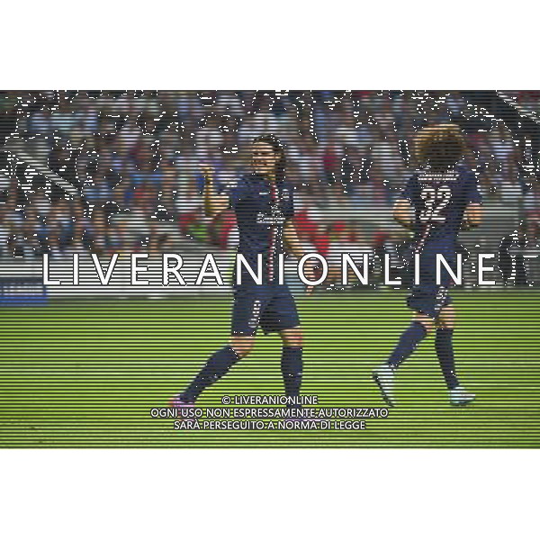 Joie Edinson CAVANI - 17.09.2014 - Ajax Amsterdam / Paris Saint Germain - Champions League Photo : Dave Winter / Icon Sport /Agenzia Aldo Liverani sas - ITALY ONLY - EDITORIAL USE ONLY