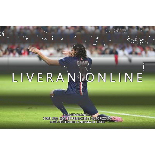 Joie Edinson CAVANI - 17.09.2014 - Ajax Amsterdam / Paris Saint Germain - Champions League Photo : Dave Winter / Icon Sport /Agenzia Aldo Liverani sas - ITALY ONLY - EDITORIAL USE ONLY