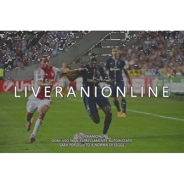 Ricardo VAN RHIJN / Blaise MATUIDI - 17.09.2014 - Ajax Amsterdam / Paris Saint Germain - Champions League Photo : Dave Winter / Icon Sport /Agenzia Aldo Liverani sas - ITALY ONLY - EDITORIAL USE ONLY