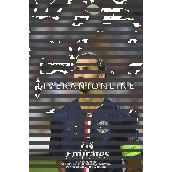 Zlatan IBRAHIMOVIC - 17.09.2014 - Ajax Amsterdam / Paris Saint Germain - Champions League Photo : Dave Winter / Icon Sport /Agenzia Aldo Liverani sas - ITALY ONLY - EDITORIAL USE ONLY