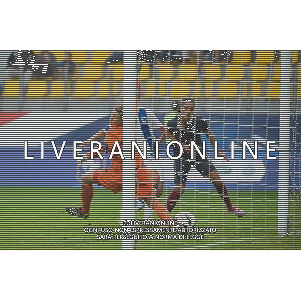 Goal Louisa NECIB / Tinja Riikka KORPELA - 17.09.2014 - France / Finlande - Eliminatoire Coupe du Monde 2015 - Photo : Fred Porcu / Icon Sport /Agenzia Aldo Liverani sas - ITALY ONLY - Francia Vs Finlandia partita calcio nazionale femminile qualificazioni mondiali 2015