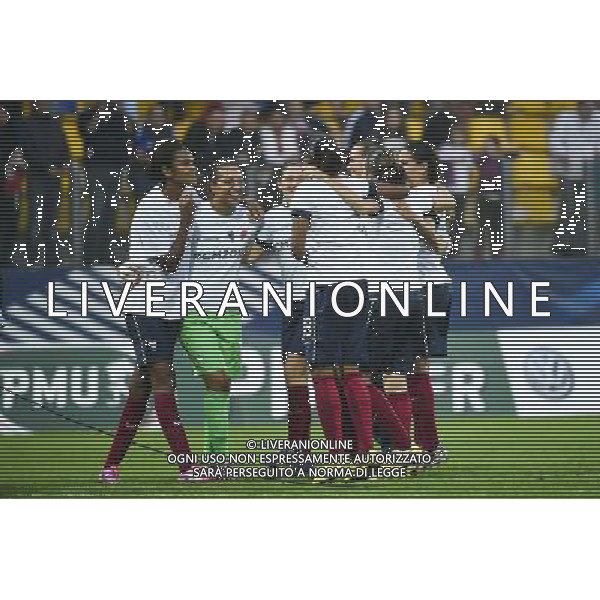 Joie France - Wendie RENARD / SARAH BOUHADDI - 17.09.2014 - France / Finlande - Eliminatoires Coupe du Monde 2015 Photo : Fred Porcu / Icon Sport /Agenzia Aldo Liverani sas - ITALY ONLY - Francia Vs Finlandia partita calcio nazionale femminile qualificazioni mondiali 2015