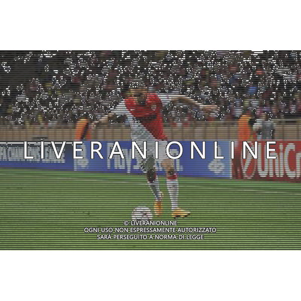 Layvin Kurzawa - 16.09.2014 - Monaco / Bayer Leverkusen - Champions League Photo : Neal Simpson / Icon Sport /Agenzia Aldo Liverani sas - ITALY ONLY - EDITORIAL USE ONLY