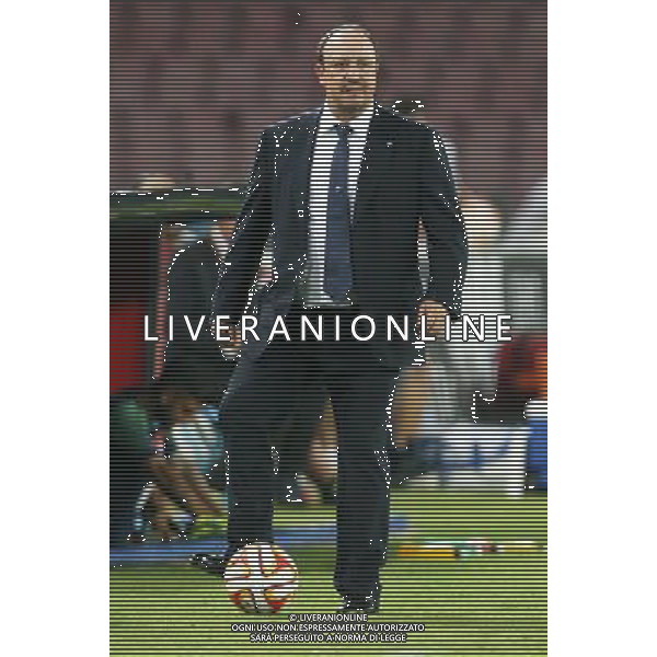 NAPOLI - SPARTA PRAGA UEFA EUROPA LEAGUE 18 SETTEMBRE 2014 NELLA FOTO: RAFAEL BENITEZ ©MOSCA/Agenzia Aldo Liverani sas