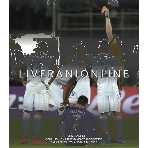 UEFA Europa League 2014/2015 Gruppo K Firenze - 18.09.2014 Fiorentina-Guingamp Nella Foto:diallo espulso /Ph.Vitez-Ag. Aldo Liverani