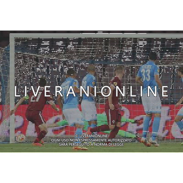 NAPOLI - SPARTA PRAGA UEFA EUROPA LEAGUE 18 SETTEMBRE 2014 NELLA FOTO: IL GOL DI HUSBAUER ©MOSCA/Agenzia Aldo Liverani sas