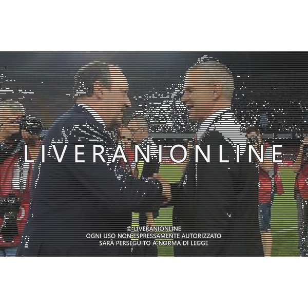 NAPOLI - SPARTA PRAGA UEFA EUROPA LEAGUE 18 SETTEMBRE 2014 NELLA FOTO: RAFAEL BENITEZ, LAVICKA ©MOSCA/Agenzia Aldo Liverani sas