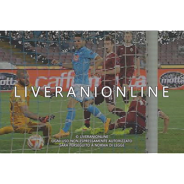 NAPOLI - SPARTA PRAGA UEFA EUROPA LEAGUE 18 SETTEMBRE 2014 NELLA FOTO: IL GOL DI MERTENS ©MOSCA/Agenzia Aldo Liverani sas