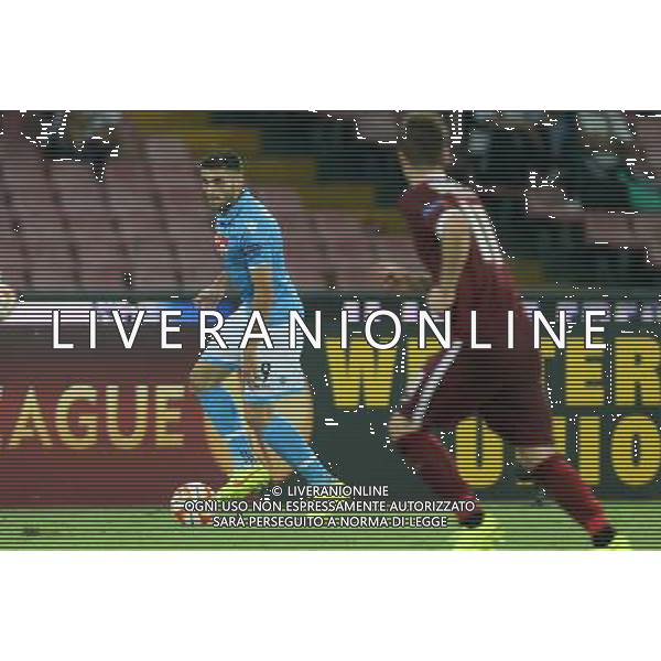 NAPOLI - SPARTA PRAGA UEFA EUROPA LEAGUE 18 SETTEMBRE 2014 NELLA FOTO: DAVID LOPEZ ©MOSCA/Agenzia Aldo Liverani sas