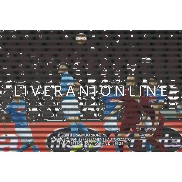 NAPOLI - SPARTA PRAGA UEFA EUROPA LEAGUE 18 SETTEMBRE 2014 NELLA FOTO: DAVID LOPEZ ©MOSCA/Agenzia Aldo Liverani sas