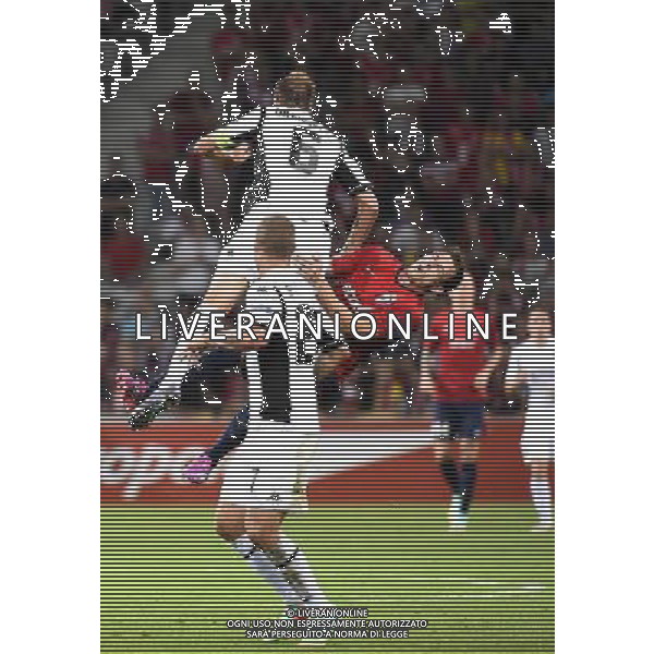 Andreas GRANQVIST / Nolan ROUX - 18.09.2014 - Europa League - Lille / Krasnodar Photo : Fred Porcu / Icon Sport /Agenzia Aldo Liverani sas - ITALY ONLY - EDITORIAL USE ONLY