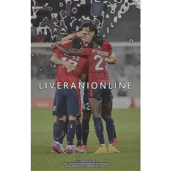 Joie Lille - Simon KJAER - 18.09.2014 - Europa League - Lille / Krasnodar Photo : Fred Porcu / Icon Sport /Agenzia Aldo Liverani sas - ITALY ONLY - EDITORIAL USE ONLY