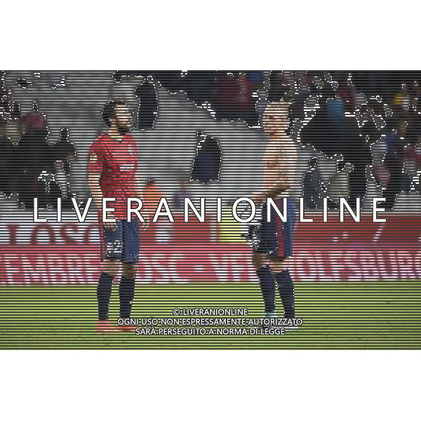 Marko BASA / Simon KJAER - 18.09.2014 - Europa League - Lille / Krasnodar Photo : Fred Porcu / Icon Sport /Agenzia Aldo Liverani sas - ITALY ONLY - EDITORIAL USE ONLY