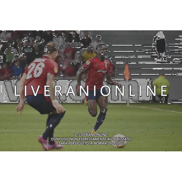 Nolan ROUX / Pape SOUARE - 18.09.2014 - Europa League - Lille / Krasnodar Photo : Fred Porcu / Icon Sport /Agenzia Aldo Liverani sas - ITALY ONLY - EDITORIAL USE ONLY