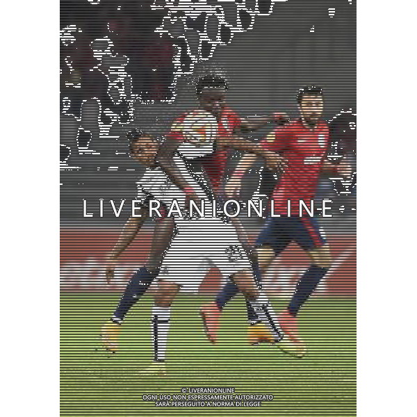 Ricardo LABORDE / Pape SOUARE - 18.09.2014 - Europa League - Lille / Krasnodar Photo : Fred Porcu / Icon Sport /Agenzia Aldo Liverani sas - ITALY ONLY - EDITORIAL USE ONLY