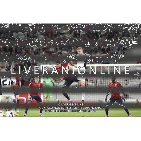 Ronny LOPES / Yuri GAZINSKI - 18.09.2014 - Europa League - Lille / Krasnodar Photo : Fred Porcu / Icon Sport /Agenzia Aldo Liverani sas - ITALY ONLY - EDITORIAL USE ONLY