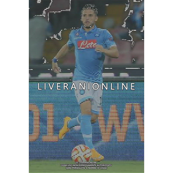 NAPOLI - SPARTA PRAGA UEFA EUROPA LEAGUE 18 SETTEMBRE 2014 NELLA FOTO: DRIES MERTENS ©MOSCA/Agenzia Aldo Liverani sas