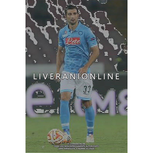 NAPOLI - SPARTA PRAGA UEFA EUROPA LEAGUE 18 SETTEMBRE 2014 NELLA FOTO: ALBIOL ©MOSCA/Agenzia Aldo Liverani sas
