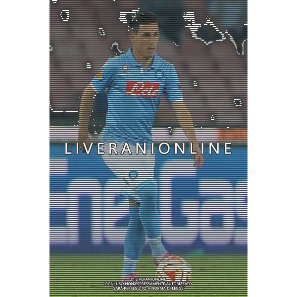 NAPOLI - SPARTA PRAGA UEFA EUROPA LEAGUE 18 SETTEMBRE 2014 NELLA FOTO: JOSE\' CALLEJON ©MOSCA/Agenzia Aldo Liverani sas