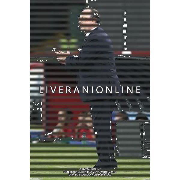 NAPOLI - SPARTA PRAGA UEFA EUROPA LEAGUE 18 SETTEMBRE 2014 NELLA FOTO: RAFAEL BENITEZ ©MOSCA/Agenzia Aldo Liverani sas