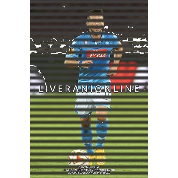 NAPOLI - SPARTA PRAGA UEFA EUROPA LEAGUE 18 SETTEMBRE 2014 NELLA FOTO: DRIES MERTENS ©MOSCA/Agenzia Aldo Liverani sas