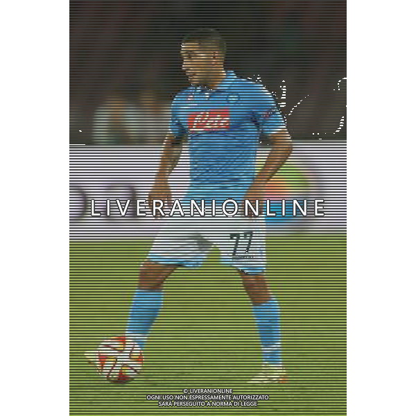 NAPOLI - SPARTA PRAGA UEFA EUROPA LEAGUE 18 SETTEMBRE 2014 NELLA FOTO: WALTER GARGANO ©MOSCA/Agenzia Aldo Liverani sas