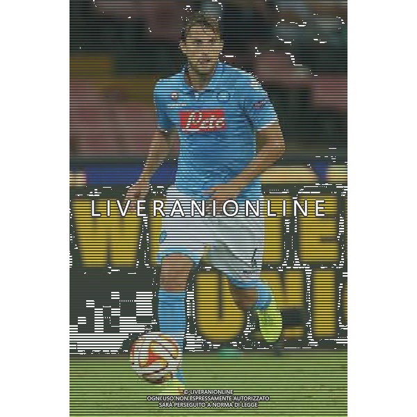NAPOLI - SPARTA PRAGA UEFA EUROPA LEAGUE 18 SETTEMBRE 2014 NELLA FOTO: ADRIANO HENRIQUE ©MOSCA/Agenzia Aldo Liverani sas