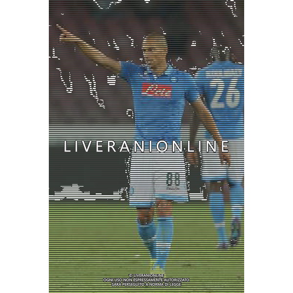 NAPOLI - SPARTA PRAGA UEFA EUROPA LEAGUE 18 SETTEMBRE 2014 NELLA FOTO: GOKHAN INLER ©MOSCA/Agenzia Aldo Liverani sas