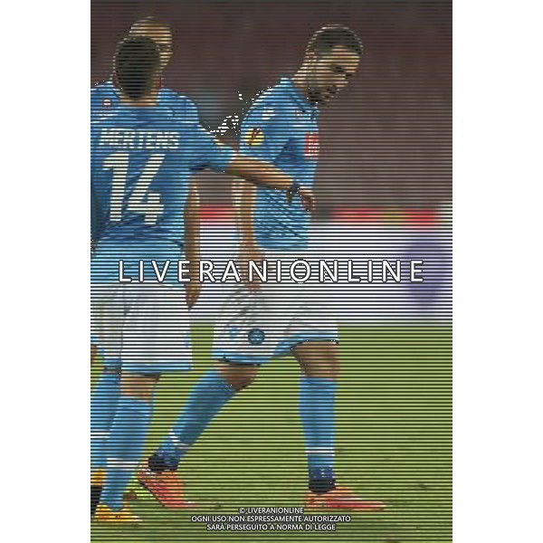 NAPOLI - SPARTA PRAGA UEFA EUROPA LEAGUE 18 SETTEMBRE 2014 NELLA FOTO: HIGUAIN, MERTENS ©MOSCA/Agenzia Aldo Liverani sas