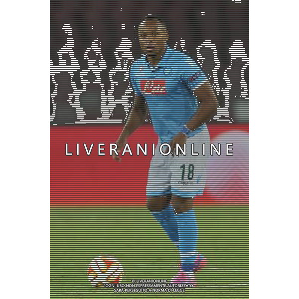 NAPOLI - SPARTA PRAGA UEFA EUROPA LEAGUE 18 SETTEMBRE 2014 NELLA FOTO: ZUNIGA CAMILO ©MOSCA/Agenzia Aldo Liverani sas