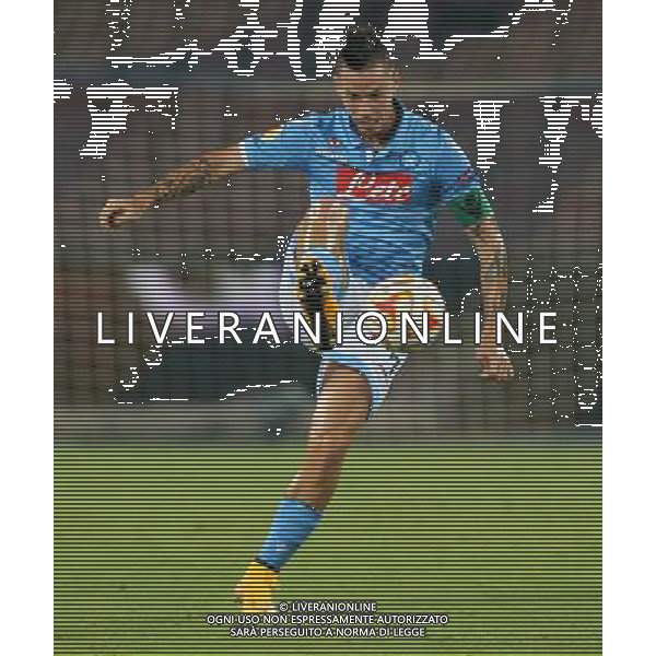 NAPOLI - SPARTA PRAGA UEFA EUROPA LEAGUE 18 SETTEMBRE 2014 NELLA FOTO: MAREK HAMSIK ©MOSCA/Agenzia Aldo Liverani sas