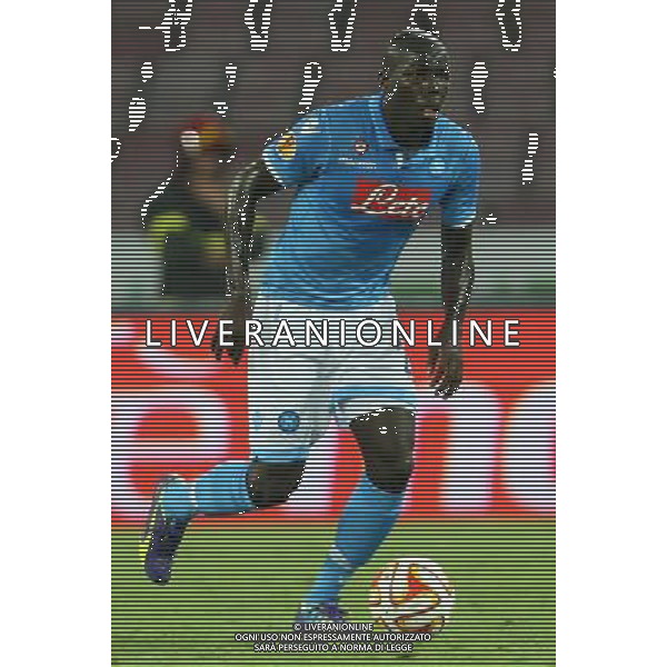 NAPOLI - SPARTA PRAGA UEFA EUROPA LEAGUE 18 SETTEMBRE 2014 NELLA FOTO: KALIDOU KOULIBALY ©MOSCA/Agenzia Aldo Liverani sas