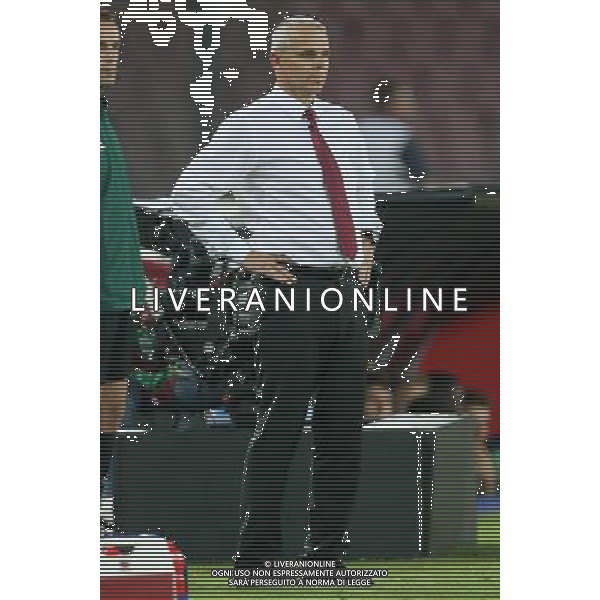 NAPOLI - AC SPARTA PRAGA UEFA EUROPA LEAGUE 18 SETTEMBRE 2014 NELLA FOTO: VITEZSLAV LAVICKA ©MOSCA/Agenzia Aldo Liverani sas 