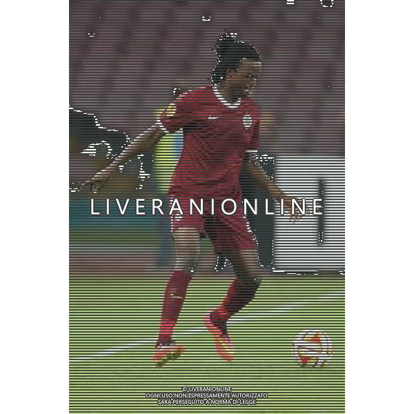 NAPOLI - AC SPARTA PRAGA UEFA EUROPA LEAGUE 18 SETTEMBRE 2014 NELLA FOTO: COSTA NHAMOINESU ©MOSCA/Agenzia Aldo Liverani sas 