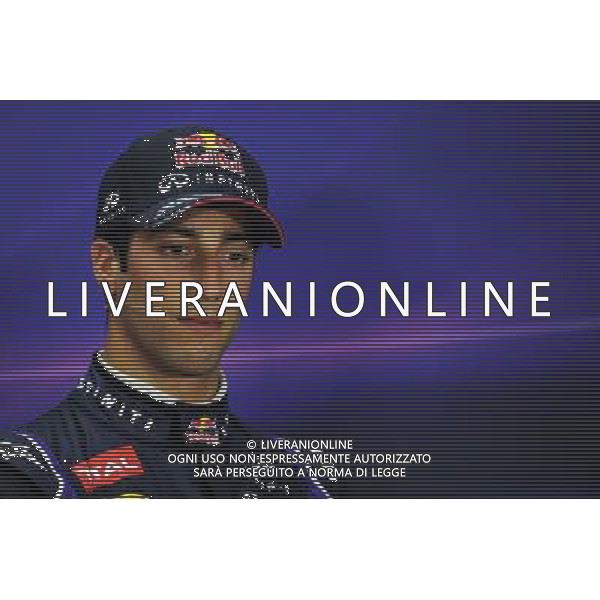 Daniel Ricciardo (AUS) Red Bull Racing in the FIA Press Conference. 20.09.2014. Formula 1 World Championship, Rd 14, Singapore Grand Prix, Singapore, Singapore, Qualifying Day. - www.xpbimages.com, EMail: requests@xpbimages.com - copy of publication required for printed pictures. Every used picture is fee-liable. © Copyright: Price / XPB Images /Agenzia Aldo Liverani sas - ITALY ONLY - EDITORIAL USE ONLY - Gp F1 Singapore - Prove di Qualifica