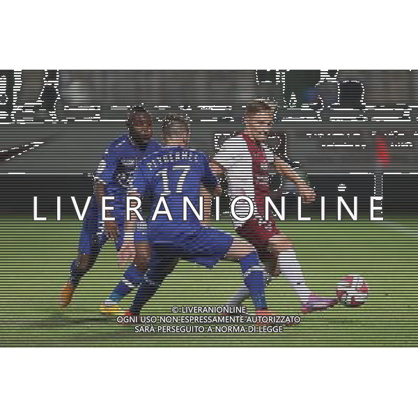Hervin ONGENDA / Siargei KRIVETS - 20.09.2014 - Metz / Bastia - 6eme journee de Ligue 1 - Photo : Fred Marvaux / Icon Sport AG ALDO LIVERANI SAS ONLY ITALY