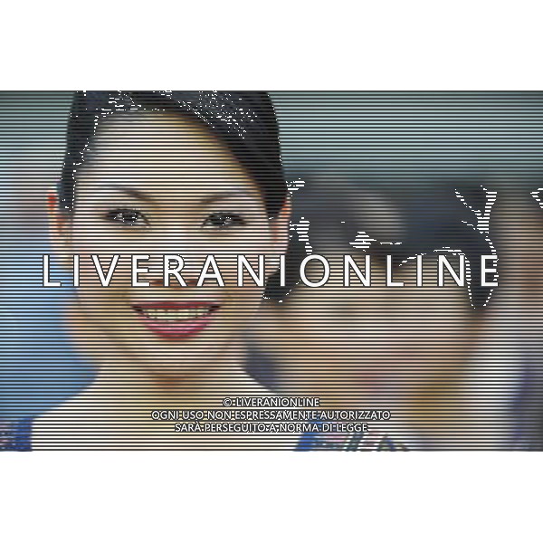Grid girl on the drivers parade. 21.09.2014. Formula 1 World Championship, Rd 14, Singapore Grand Prix, Singapore, Singapore, Race Day. AG ALDO LIVERANI SAS ONLY ITALY