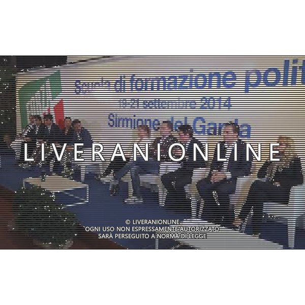 convegno giovani per la meritocrazia FORZA ITALIA SCUOLA DI FORMAZIONE POLITICA #FORZAFUTURO .sirmione(BS) 20 settembre 2014 ph Fotolive/Alessio Guitti AG ALDO LIVERANI SAS