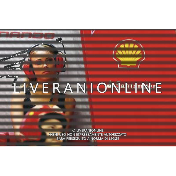Dasha Kapustina (RUS), girlfriend of Fernando Alonso (ESP) Ferrari. 21.09.2014. Formula 1 World Championship, Rd 14, Singapore Grand Prix, Singapore, Singapore, Race Day. AG ALDO LIVERANI SAS ONLY ITALY
