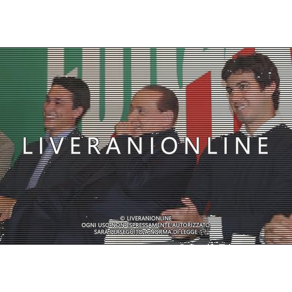 silvio berlusconi con i giovani di forza italia FORZA ITALIA SCUOLA DI FORMAZIONE POLITICA #FORZAFUTURO .sirmione(BS) 21 settembre 2014 ph Fotolive/Alessio Guitti AG ALDO LIVERANI SAS